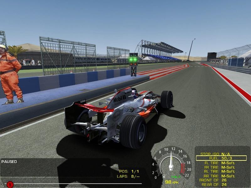 2007-09-22 18:36:18: McLaren Mercedes mp4-22 для потрясающего симулятора rfactor